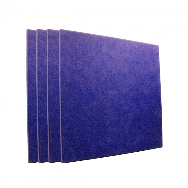 StudioPANEL Acoustic Panels 600mm x 600mm, Purple x 4