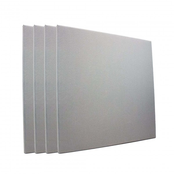 StudioPANEL Acoustic Panels 600mm x 600mm, Grey x 4