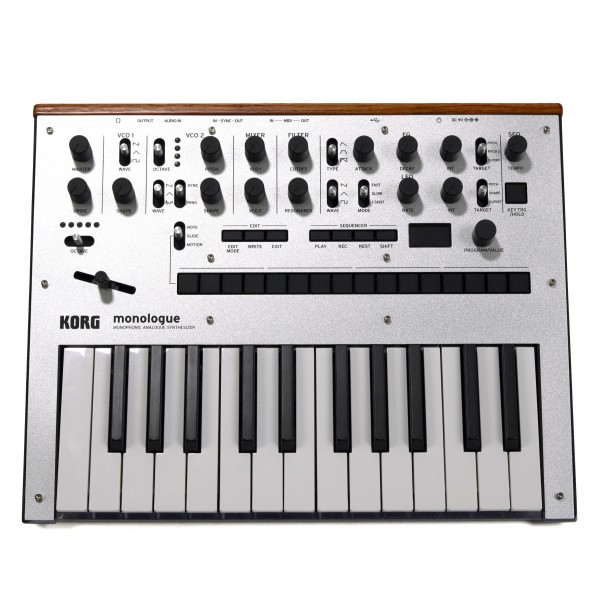 Korg Monologue Analog Synthesizer, Silver - Secondhand