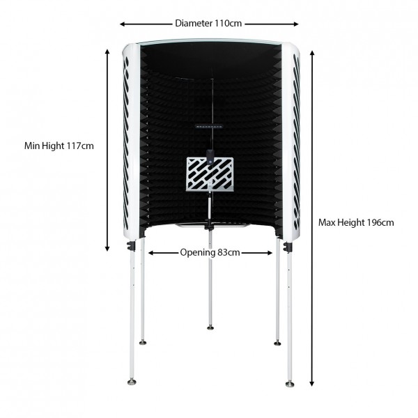 Imperative Acoustics Portable Vocal Booth, White