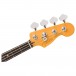 Fender American Ultra II Jazz Bass EB, Texas Tea - Headstock, Front