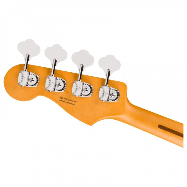 Fender American Ultra II Jazz Bass EB, Noble Blue - Headstock, Back