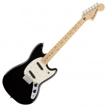 Fender Mustang MN, čierna