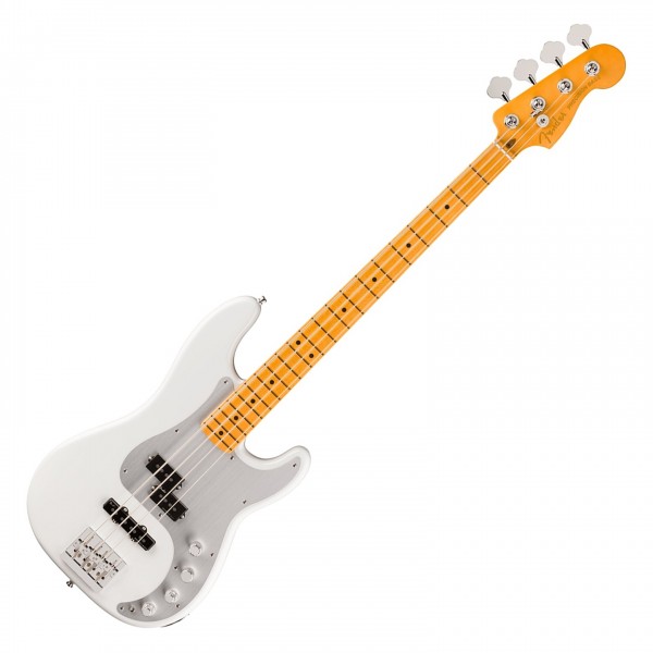 Fender American Ultra II Precision Bass MN, Avalanche - Front