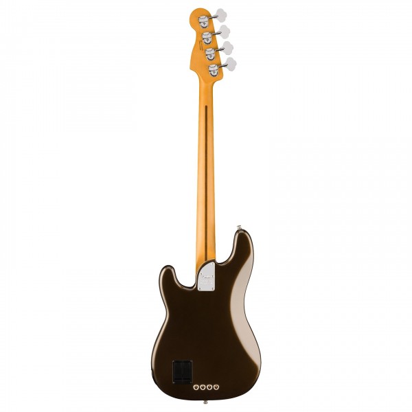 Fender American Ultra II Precision Bass EB, Texas Tea - Back