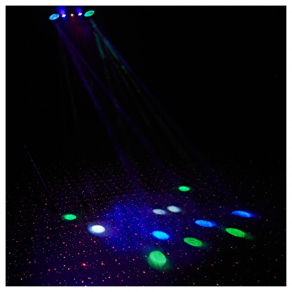 Stellar Dynamic LED Multi FX Laser Light by Gear4music