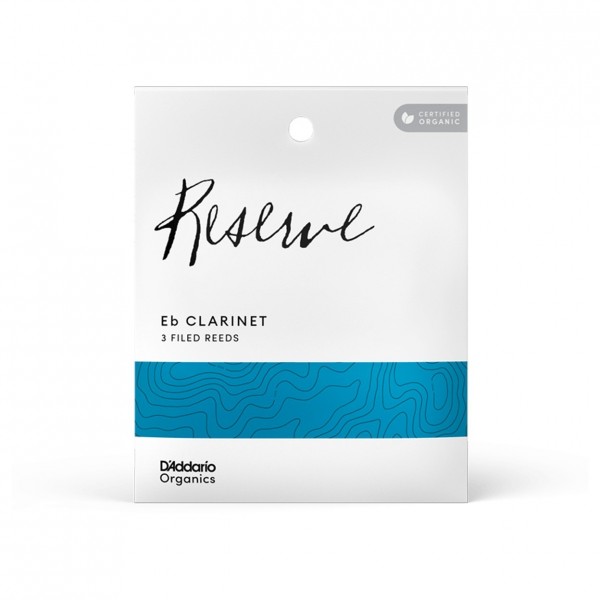 D'Addario Organic Reserve Eb Clarinet Reeds, 3.5, (3 Pack)