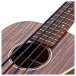 Kala Fretted U-Bass Electro-Acoustic Ukulele, Striped Ebony