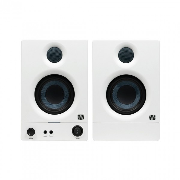 PreSonus Eris 3.5 2nd Gen Studio Monitors (Pair), White - Main