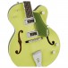 Gretsch G6618-MG Martin Gore Anniversary Center Block with G-Cutout Tailpiece, 2-Tone Smoke Green - Bridge