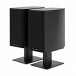 AVCOM Large Desktop Speaker Stands, Black (Pair)