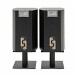 AVCOM Large Desktop Speaker Stands, Black (Pair)