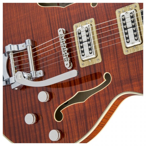 Gretsch G6609TFM Player's Edition Broadkaster Center Block, Bourbon Close