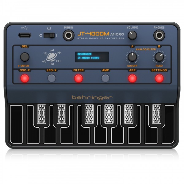 Behringer JT-4000M MICRO Hybrid Synthesizer - Top