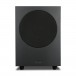 Mission LX-10 Subwoofer, Black - Front with grille attached