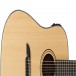 Alvarez AD30CE Dreadnought Electro-Acoustic Cutaway, Natural - top