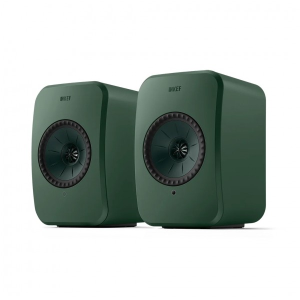 KEF LSX II LT Wireless Hi-Fi Speaker System (Pair), Sage Green