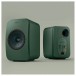 KEF LSX II LT Wireless Hi-Fi Speaker System (Pair), Sage Green - Beauty Image