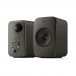 KEF LSX II LT Wireless Hi-Fi Speaker System (Pair), Graphite Grey - Front and Back