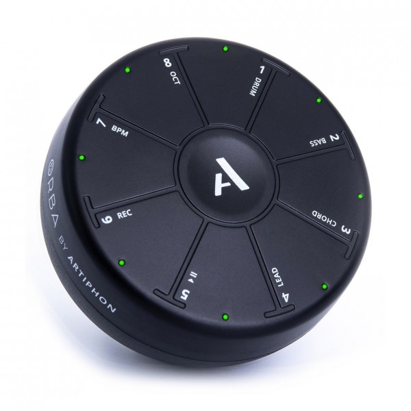 Artiphon Orba Portable Sampler - Angled