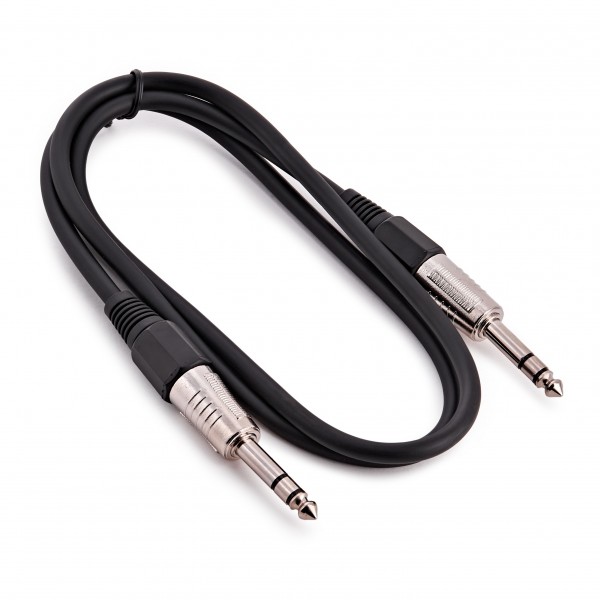 Essentials Stereo Jack Instrument Cable, 1m