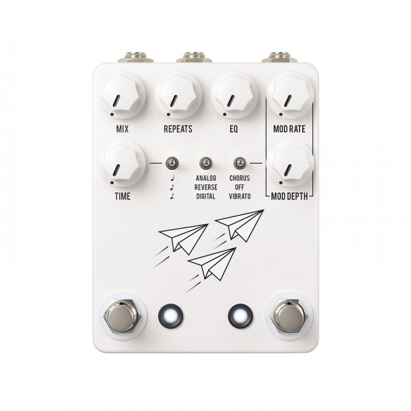 JHS Pedals Flight Delay, White - Top