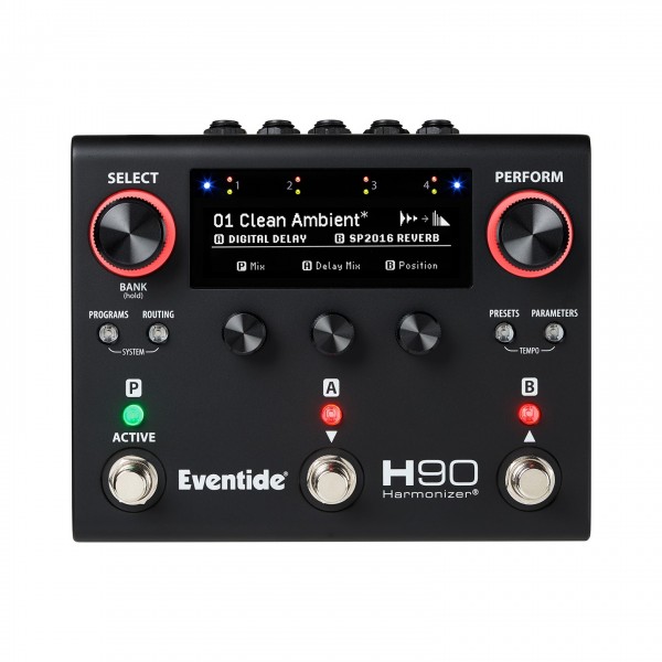 Eventide H90 Dark Harmonizer Pedal - Front