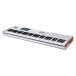 Keylab MKIII 61-Note MIDI Keyboard, White - Angled