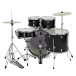 Mapex Comet Series Compact 22'' Rock Fusion Drum Kit, Dark Black