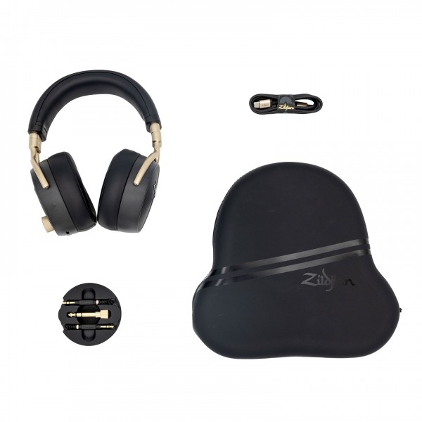 Zildjian Alchem-E Perfect Tune Headphones, Black at Gear4music