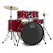 Mapex Comet Series Compact 22'' Rock Fusion Drumstel, Infra Red