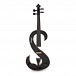 Stagg S-Shaped Electric Violin Outfit, Black