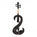 Stagg S-Shaped Electric Violin Outfit, Black