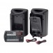 Yamaha Stagepas 400BT Portable PA System with SKB Accessory Case - Stagepas, Back