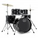 Mapex Comet Serie Kompaktes 18'' Schlagzeug, Dunkelschwarz