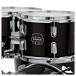 Mapex Comet Series Compact 18'' Drum Kit, Dark Black