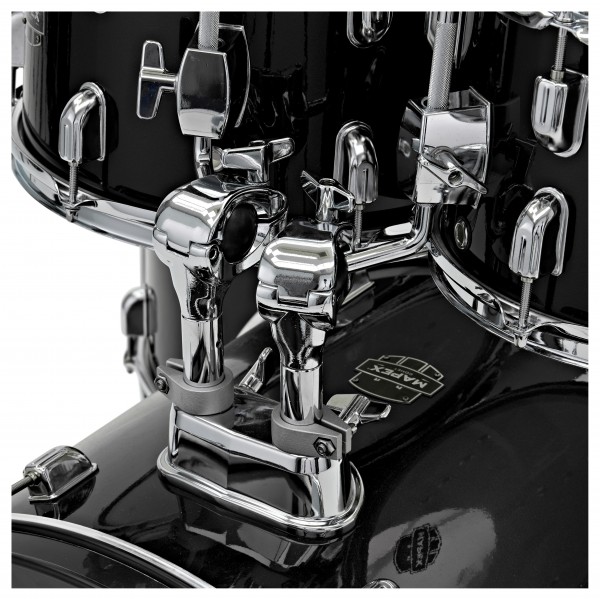 Mapex Comet Series Compact 20'' Fusion Drum Kit, Dark Black