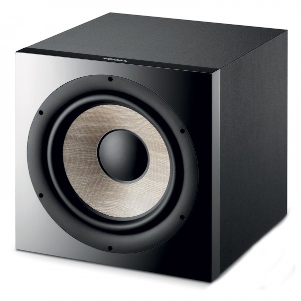 Focal Sub 1000F 12" Subwoofer Speaker, Black - hero no grille 