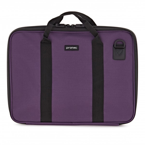 Protec P5PR Music Portfolio Bag With Shoulder Strap, Purple