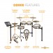 Digital Drums 800 Electronic Drum Kit by Gear4music