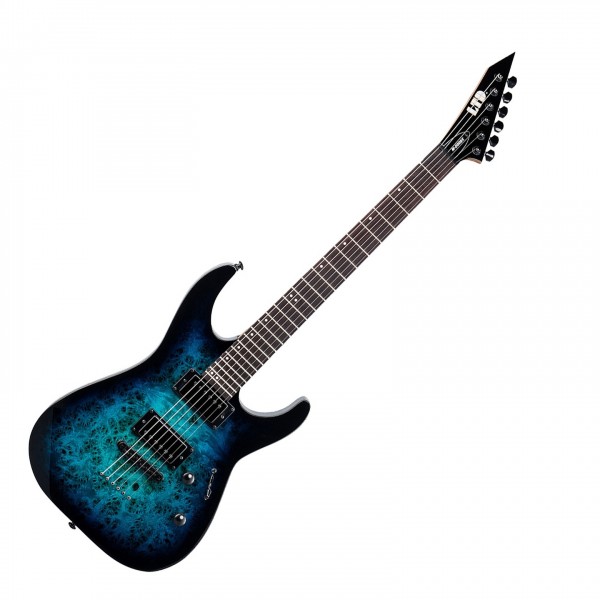 ESP LTD M-200DX NT, Blue Burst - Front