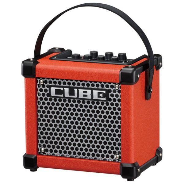 Roland Micro Cube GX アンプ(説明書付き) Roland MICRO CUBE GX Guitar Amplifier, Red | Gear4music