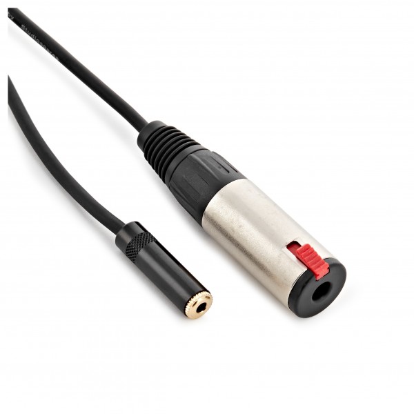 Studiospares 6.35mm (F) to 3.5mm TRS Adapter with Headphone Monitoring