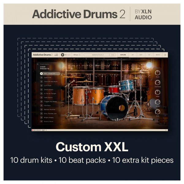 XLN Addictive Drums 2: Custom XXL Collection