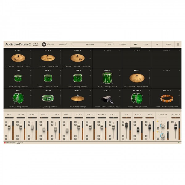 XLN Addictive Drums 2: Classic Rock Collection