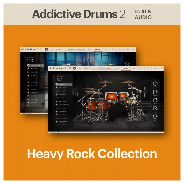 XLN Addictive Drums 2: Heavy Rock Collection