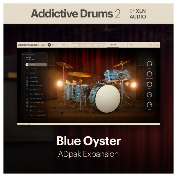 XLN Addictive Drums 2: Blue Oyster ADpak