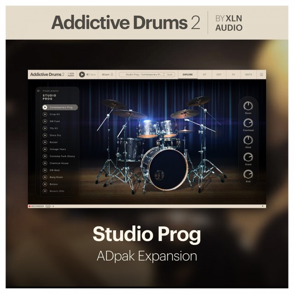 XLN Addictive Drums 2: Studio Prog ADpak