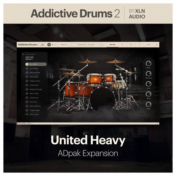 XLN Addictive Drums 2: United Heavy