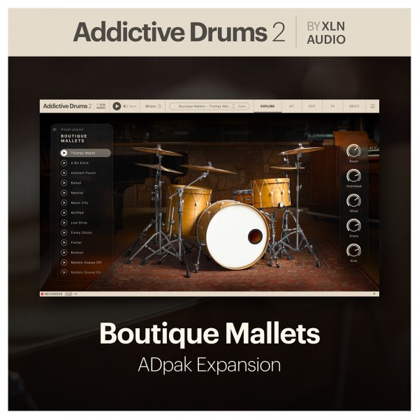 XLN Addictive Drums 2: Boutique Mallets